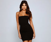 Mini-robe glamour et sensuelle